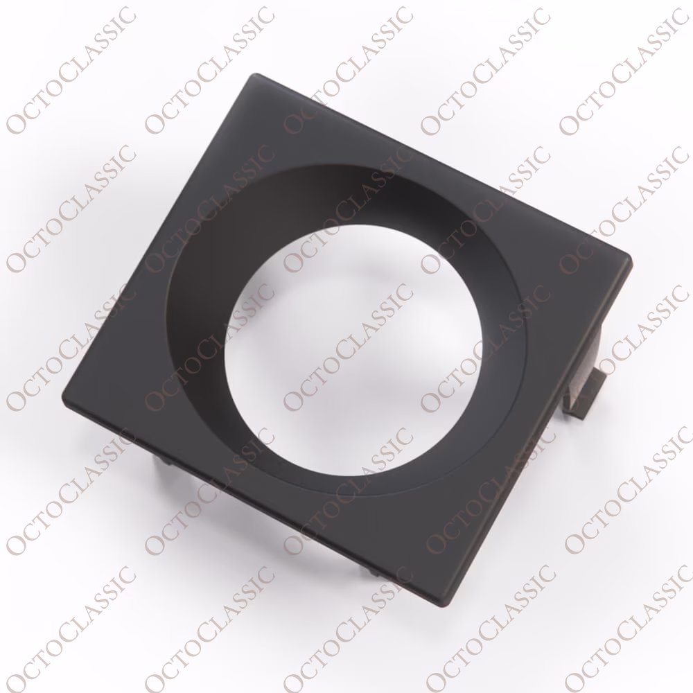 Volvo 240 Moldura de panel para medidor turbo del salpicadero Negra 1259730