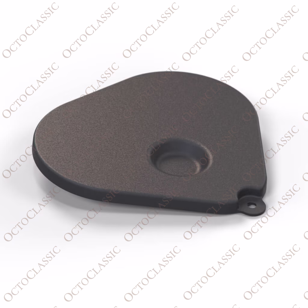 Ford Capri Mk3 Scheinwerferlampeninspektionsabdeckung Schwarz
