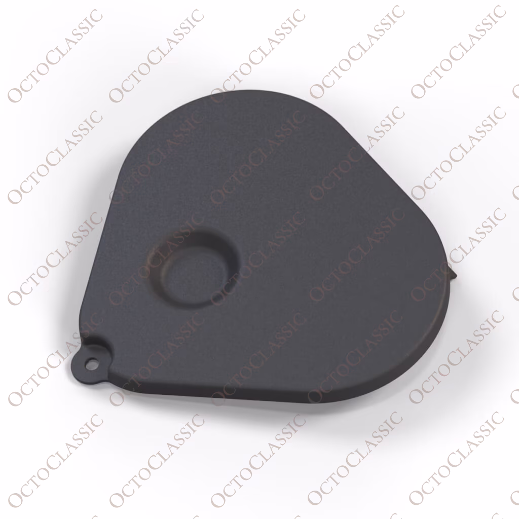 Ford Capri Mk3 Scheinwerferlampeninspektionsabdeckung Schwarz