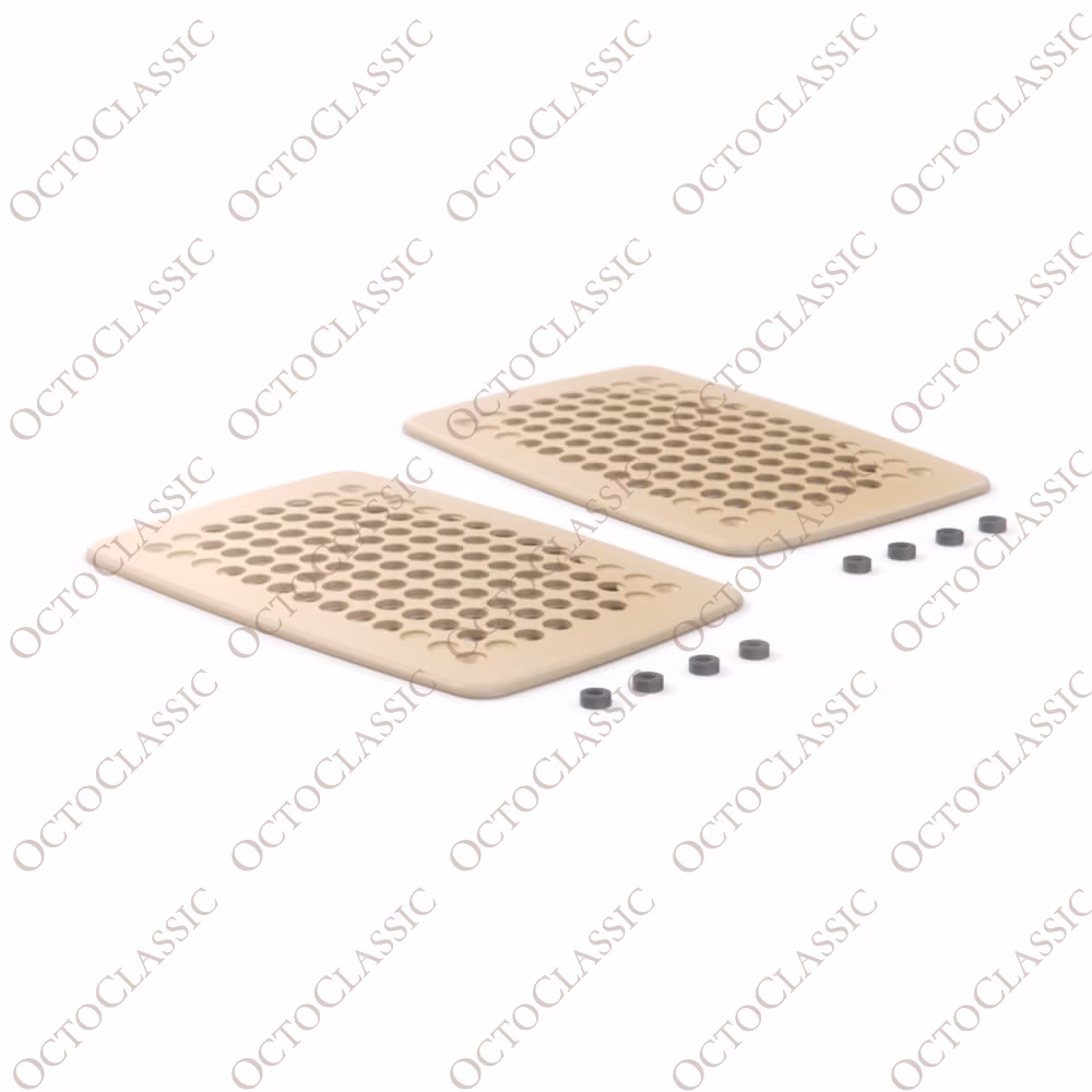 BMW E12 E21 E23 E24 E28 Stereo System Speaker Cover Set of 2 All Colors 65121367715 And 65111374608