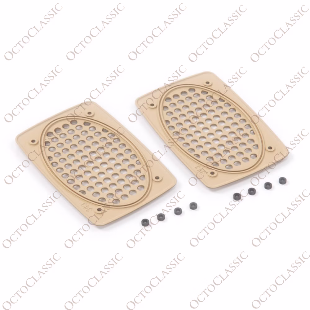 BMW E12 E21 E23 E24 E28 Stereo System Speaker Cover Set of 2 All Colors 65121367715 And 65111374608