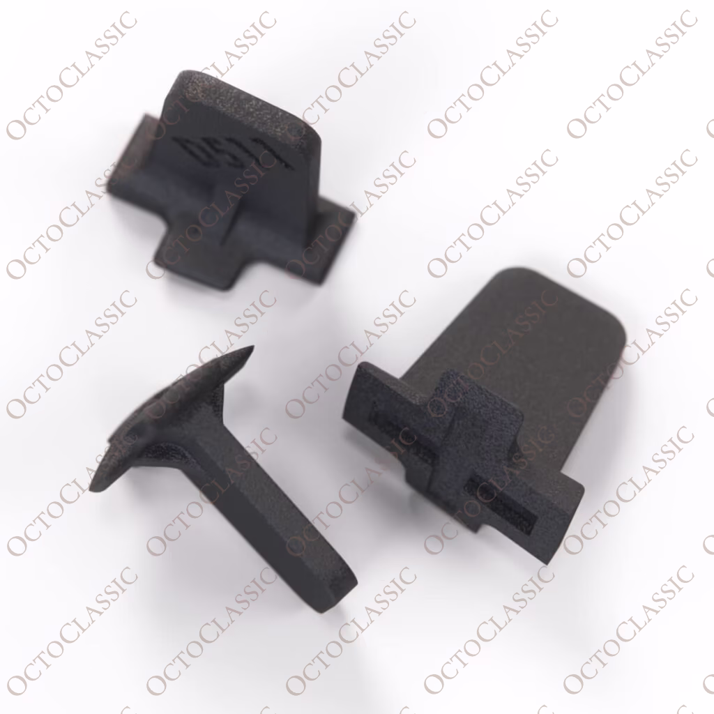 BMW E36 Kit de reparación del pilar A Clips Juego de 3 Negro 51432699053 / 51432699054