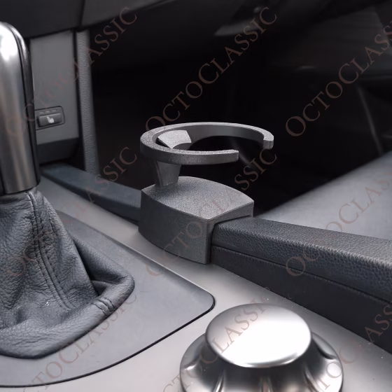BMW E60 E61 Single Cupholder Center Console Black