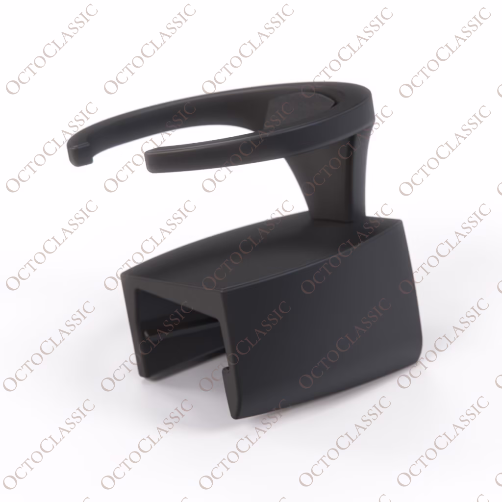 BMW E60 E61 Single Cupholder Center Console Black