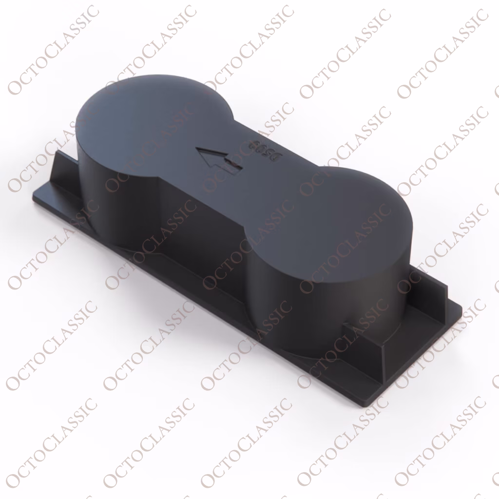 Audi A4 S4 B5 Konsola środkowa Podwójny uchwyt na kubki Czarny 8D0862533E