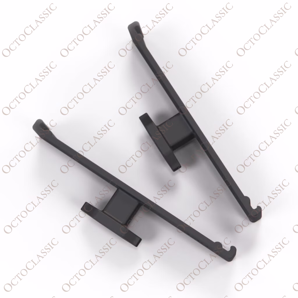 Audi RS6 C6 Supporti targa senza cornice Set Nero