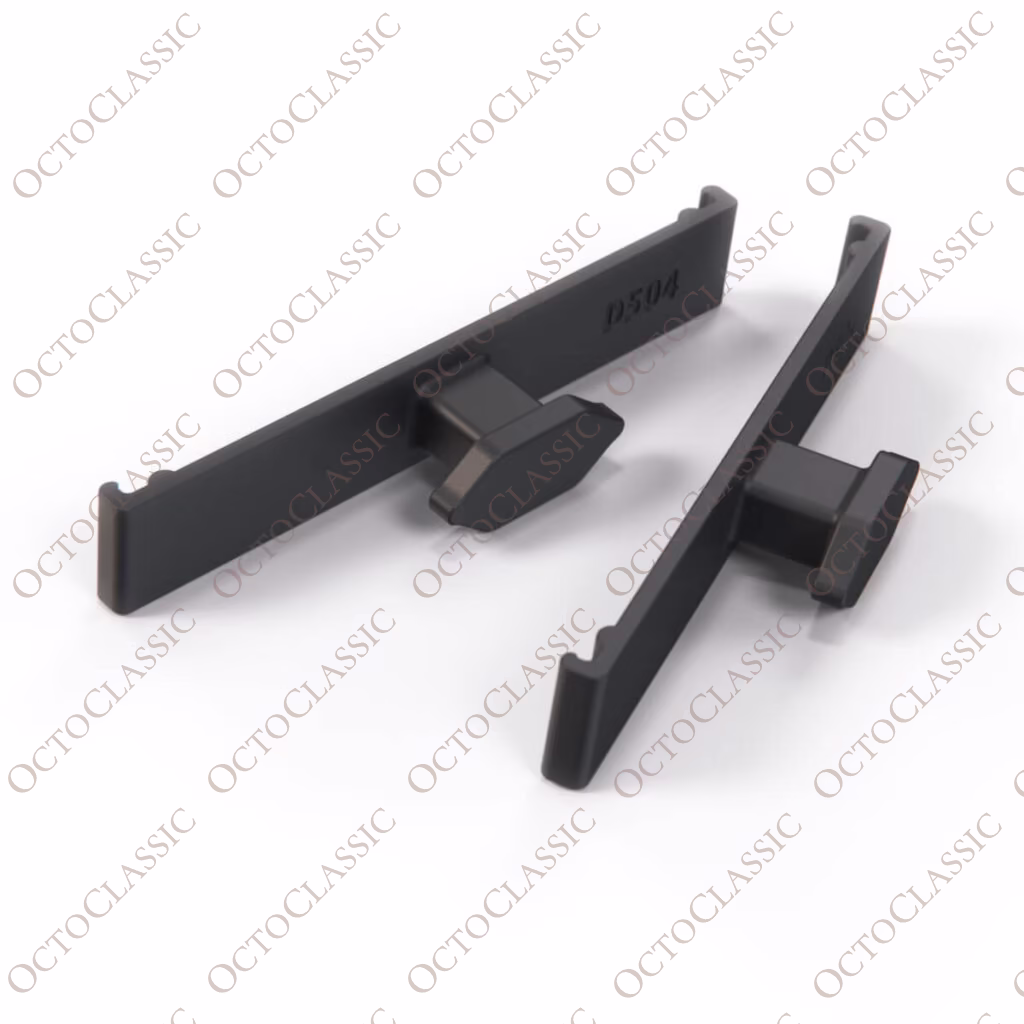 Audi RS6 C6 Supporti targa senza cornice Set Nero