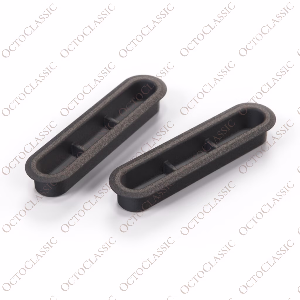 VW Beetle Rear Defrost Vent Trim Set Of 2 Primed Or Black 311819467