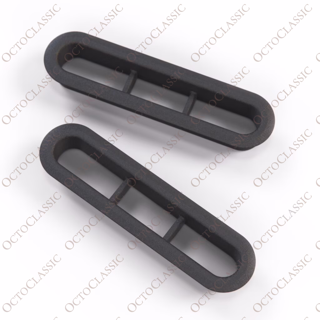 VW Beetle Rear Defrost Vent Trim Set Of 2 Primed Or Black 311819467