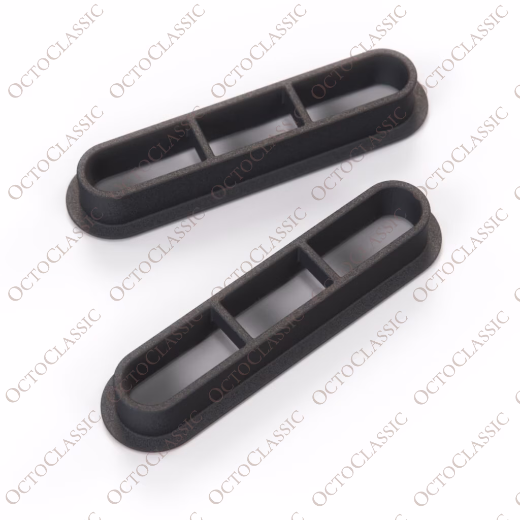 VW Beetle Rear Defrost Vent Trim Set Of 2 Primed Or Black 311819467