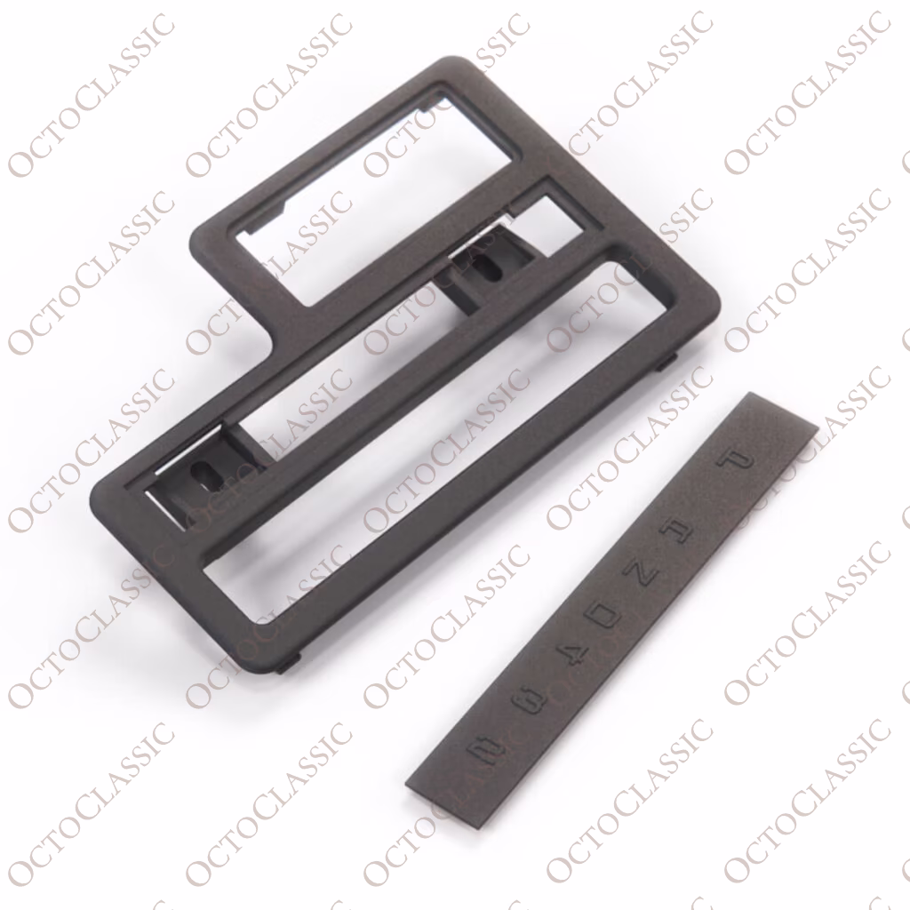 BMW E32 E34 Gear Selector Shifter Panel Trim Set Black 51161938603