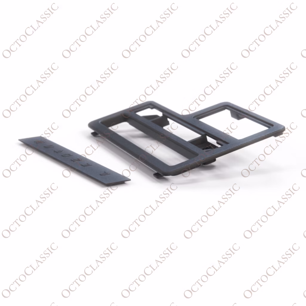 BMW E32 E34 Gear Selector Shifter Panel Trim Set Black 51161938603
