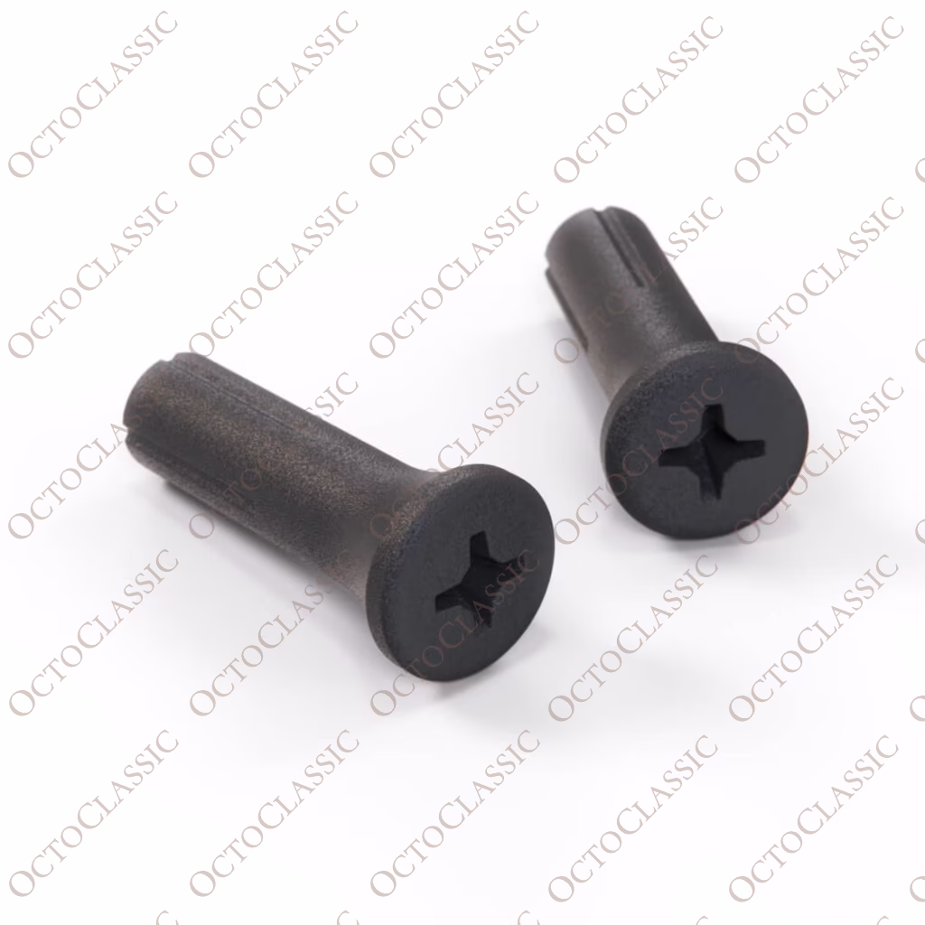 Ferrari 208 246 288 308 328 512 BB Perilla de Cerradura de Puerta Set de 2 Negra 20170403