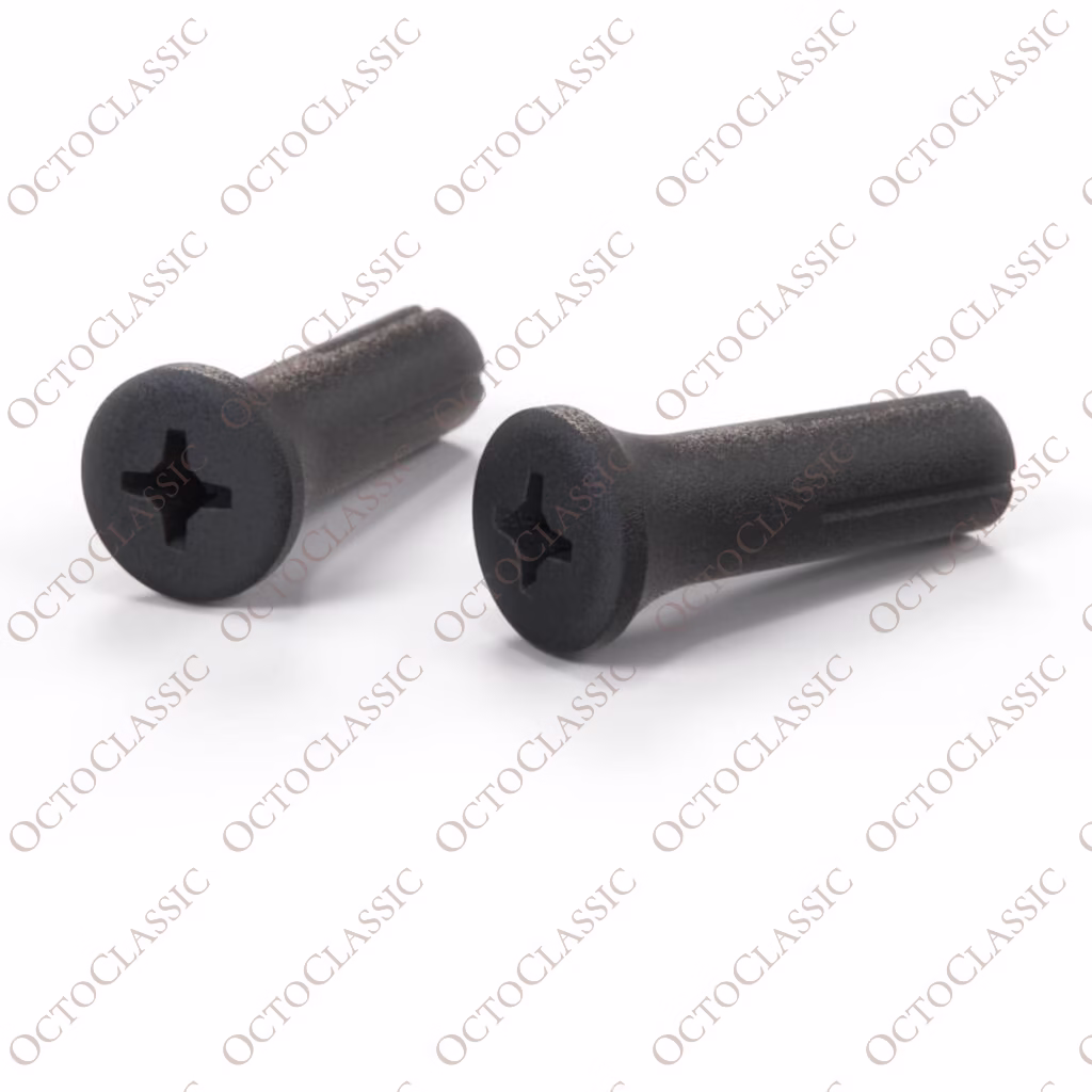 Ferrari 208 246 288 308 328 512 BB Perilla de Cerradura de Puerta Set de 2 Negra 20170403