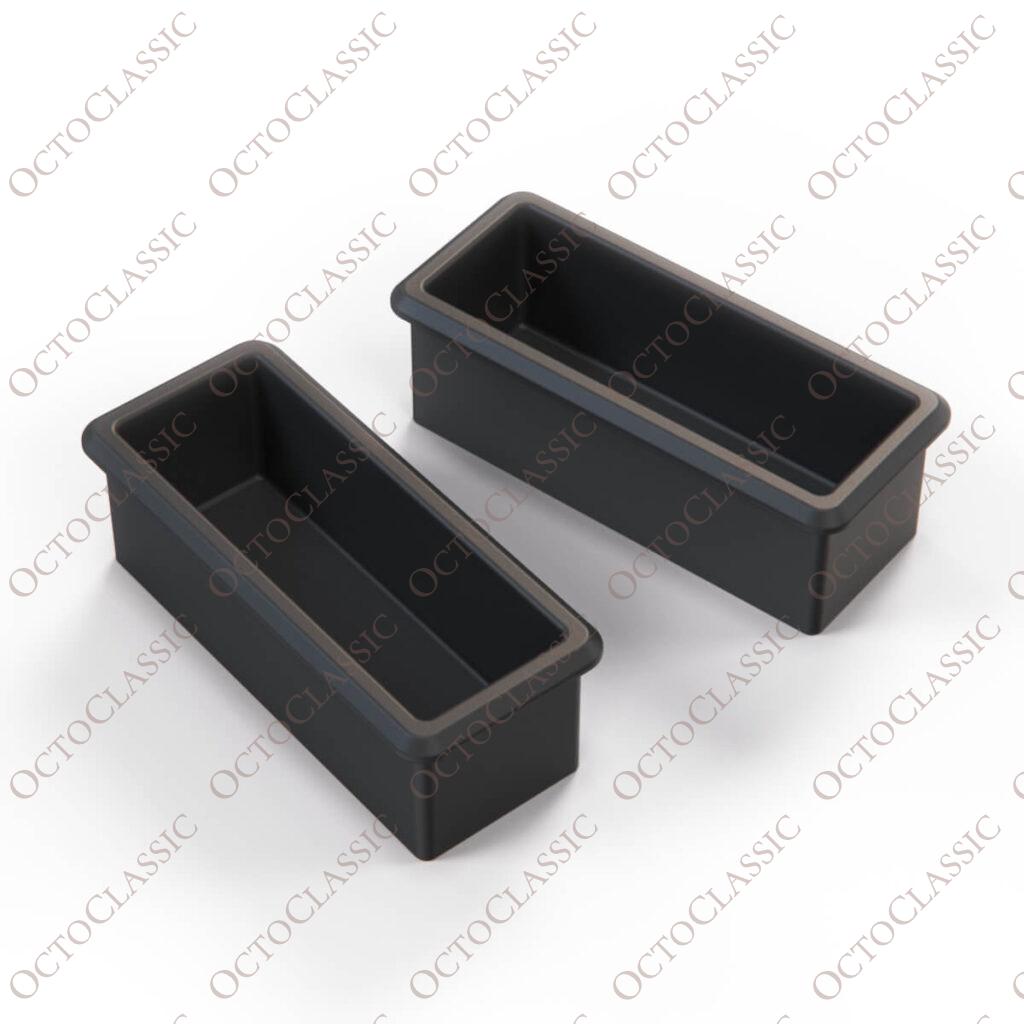 Jaguar XJS Ski Slope Center Console Ash Tray Replacement Set Of 2 Black