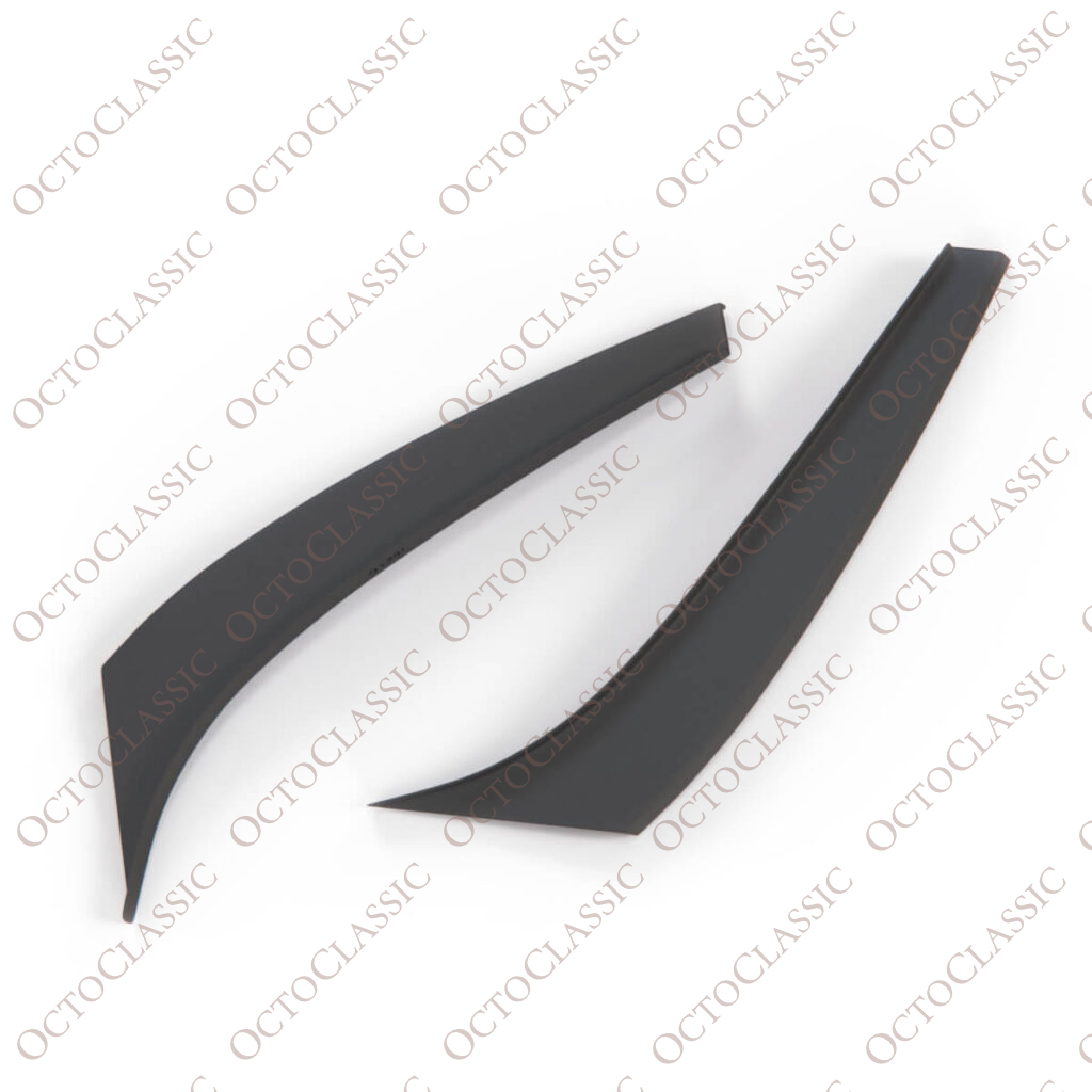 BMW E36 Front Bumper Canards M Style Pair Left And Right Black