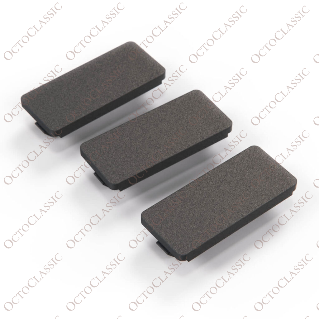 BMW E32 E34 E36 Blank Switch Cover Button Cap Set Of 3 Black 51161963979 / 51168193880 / 51161963987