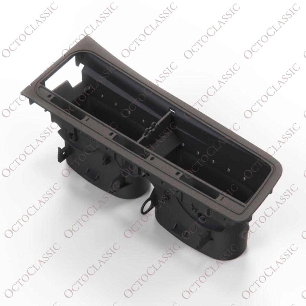 BMW E31 Deska rozdzielcza, kratka nawiewu powietrza, LHD lub RHD, czarna 64221383084 / 64221383087