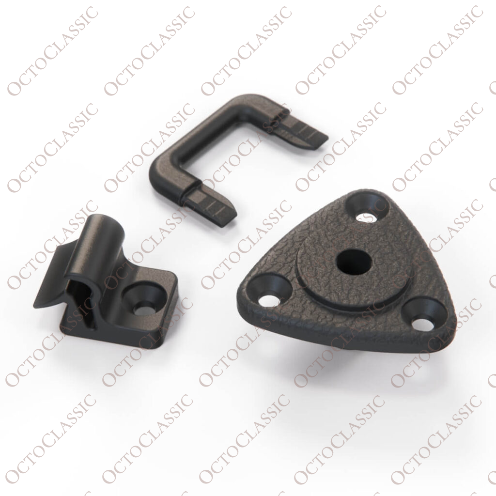 Lancia Beta Coupe Sun Visor Bracket Clip Set Black Or White 82350105