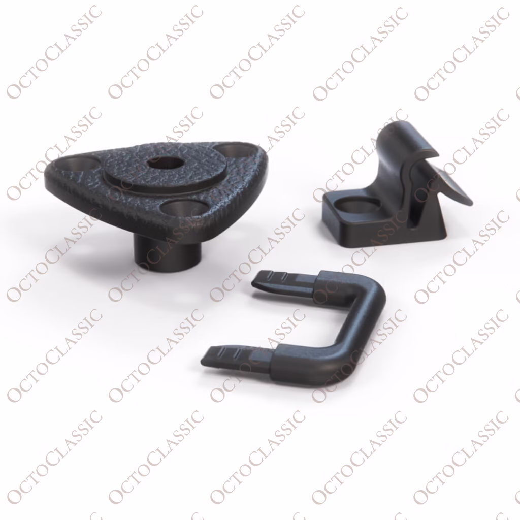 Lancia Beta Coupe Sonnenblendenhalter-Clip-Set Schwarz oder Weiß 82350105