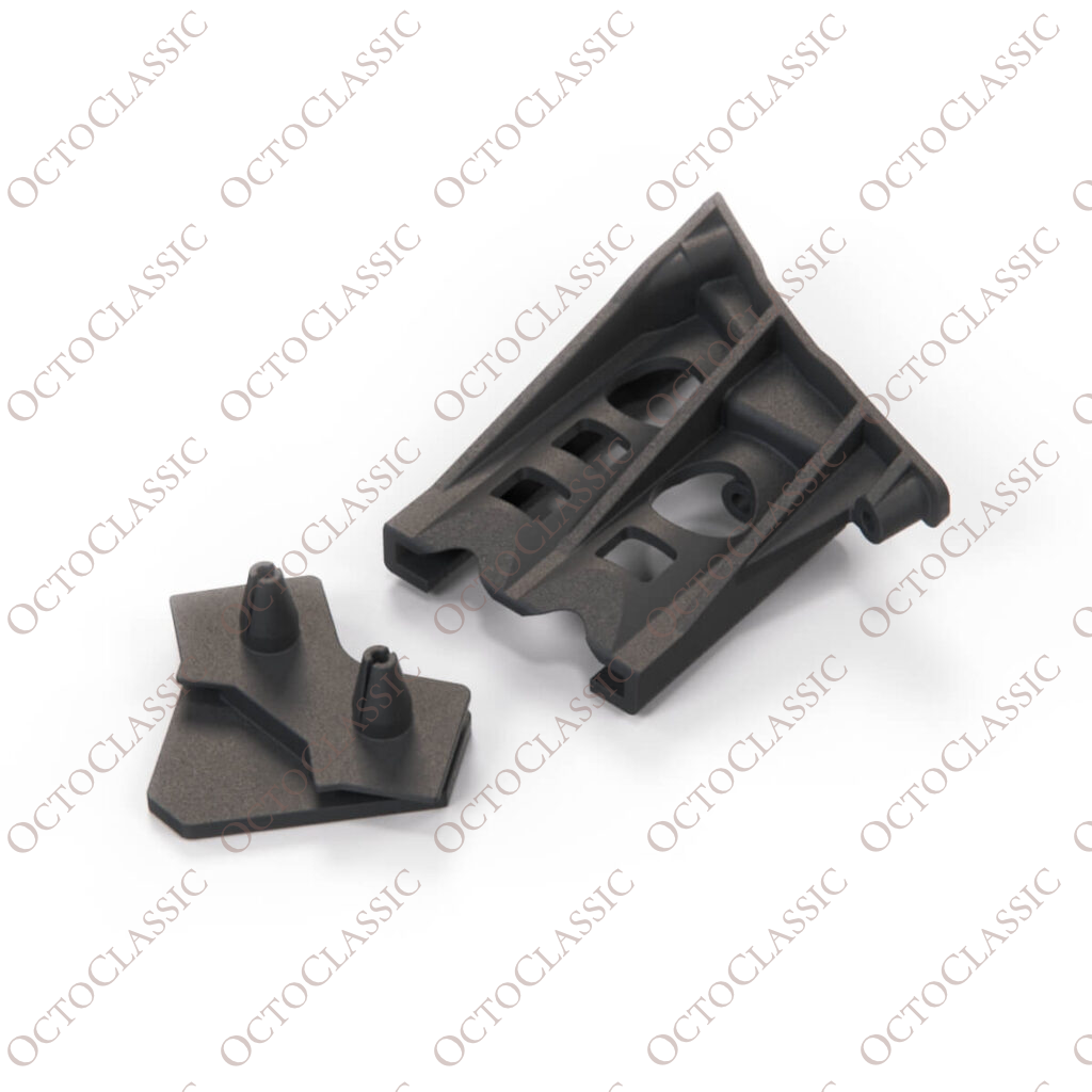 Honda Civic CRX Front Set Of 2 Bumper Slide Clip Right Or Left Black 71195-SH3-000 / 71190-SH3-000