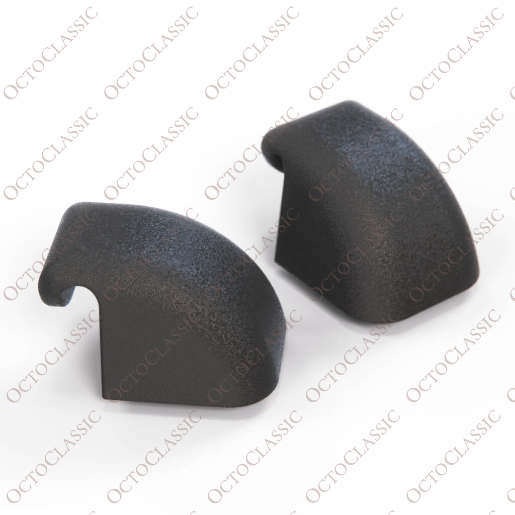 BMW E38 iL E39 Side Small Triangle Window Sun Blind Hook Set Of 2 Black 51168200982
