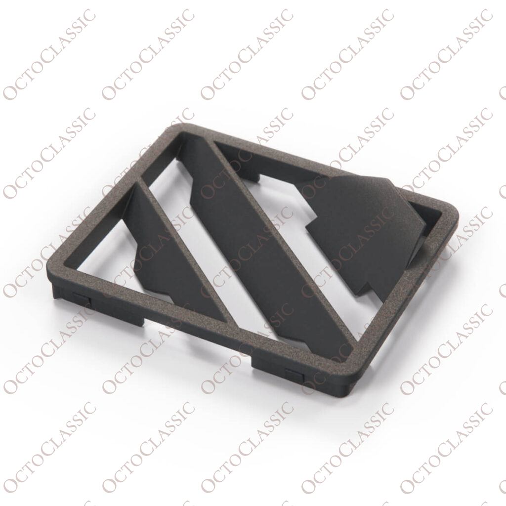 BMW E38 Exterior Left Floor Heater Duct Cover Black 64228161579