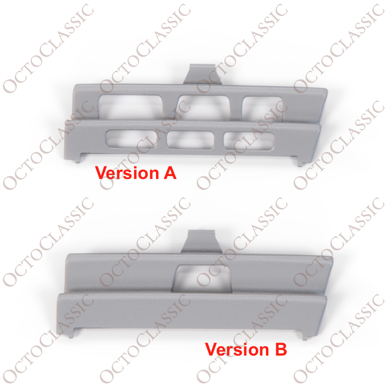 Mercedes W124 Front Bumper Tow Hook Cover Grille Trim Two Versions Primed A1248800105 / A1248800106