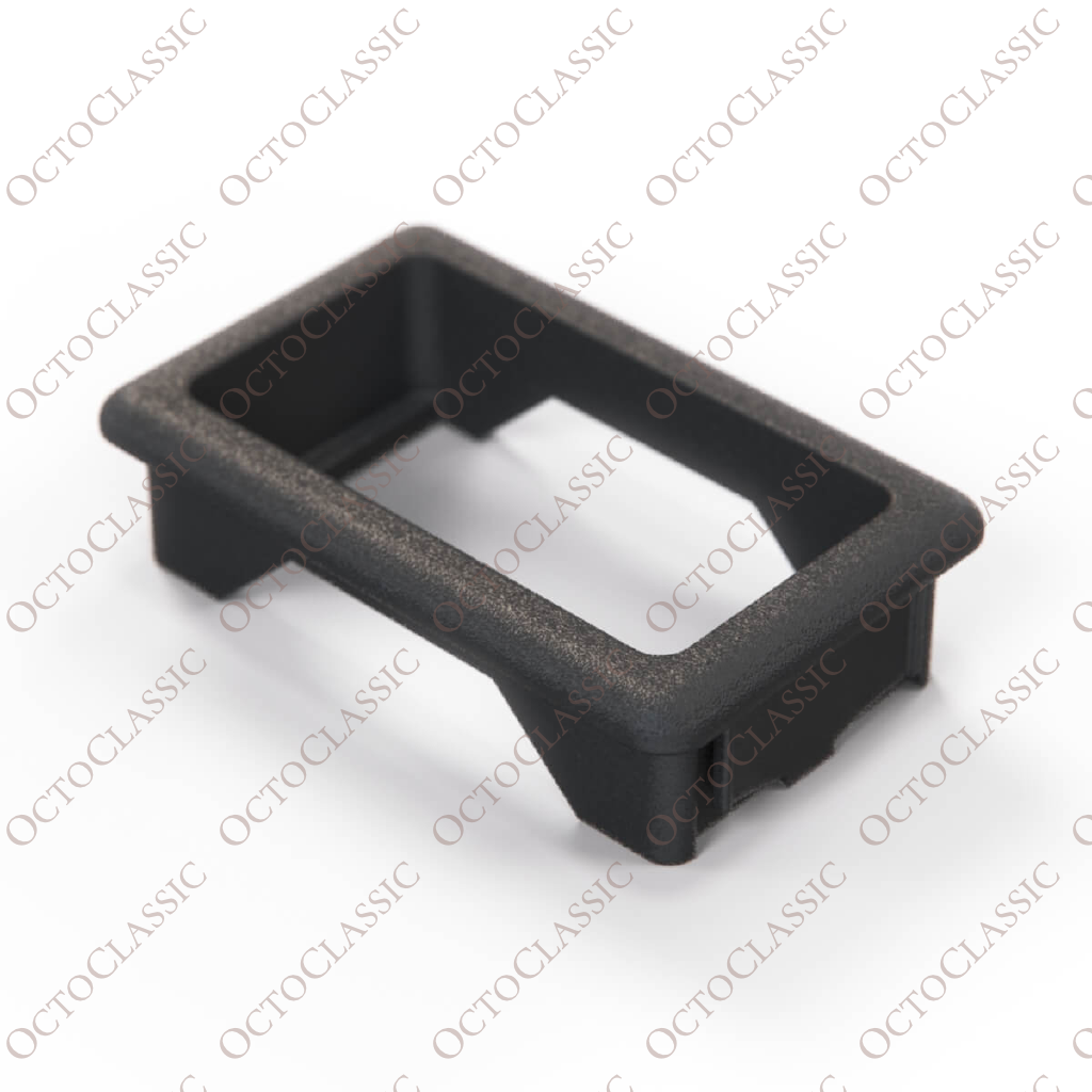 BMW E36 Single Switch Button Trim Frame Black 61311387997
