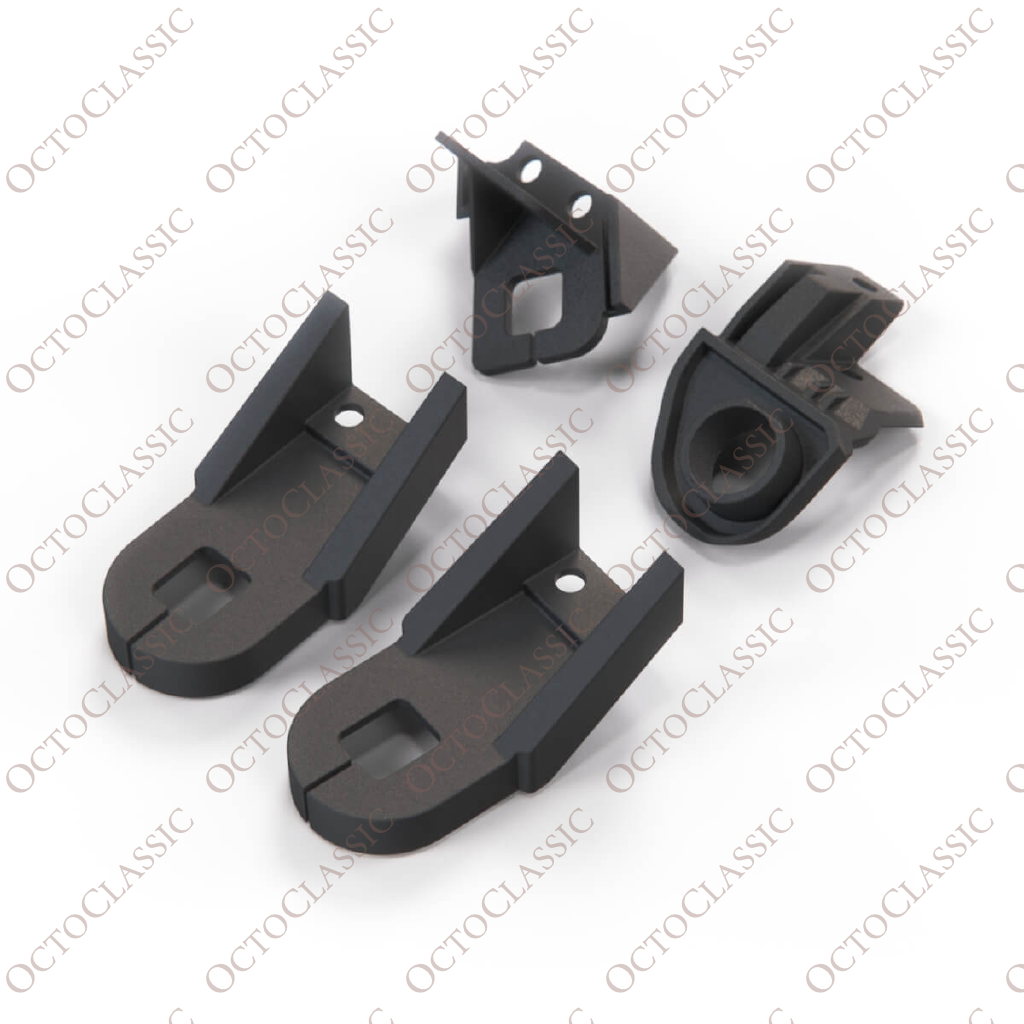 BMW Z4 E85 / E86 Headlight Bracket Repair Kit Set Left Or Right Black 63126932823 / 63126932824