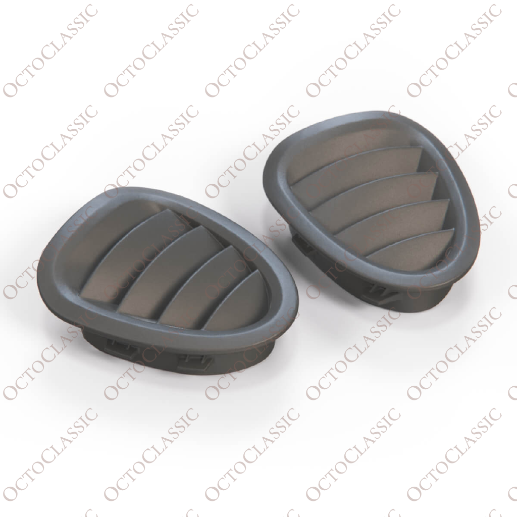 Porsche 986 / 987 Boxter / Cayman Dashboard Air Vent Grille Defroster Set Of 2 All Colors 98755245501 / 98755245601