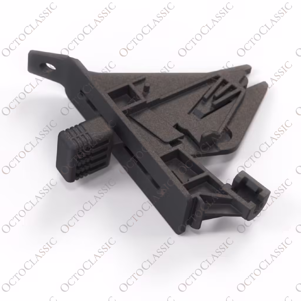 Renault 5 Choke Lever Handle / Bracket Set Black 7700766035 Renault 5 Choke Lever Handle / Bracket Set Black 7700766035