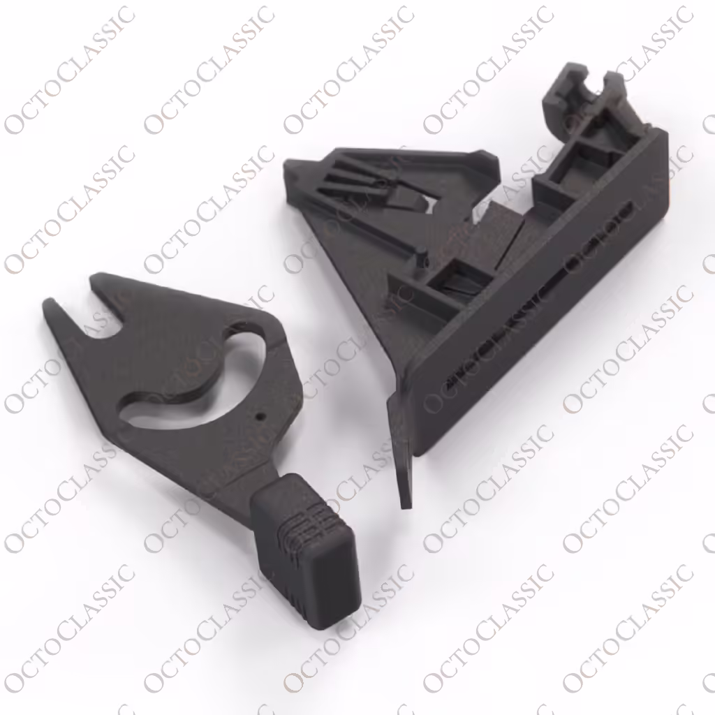 Renault 5 Choke Lever Handle / Bracket Set Black 7700766035 Renault 5 Choke Lever Handle / Bracket Set Black 7700766035