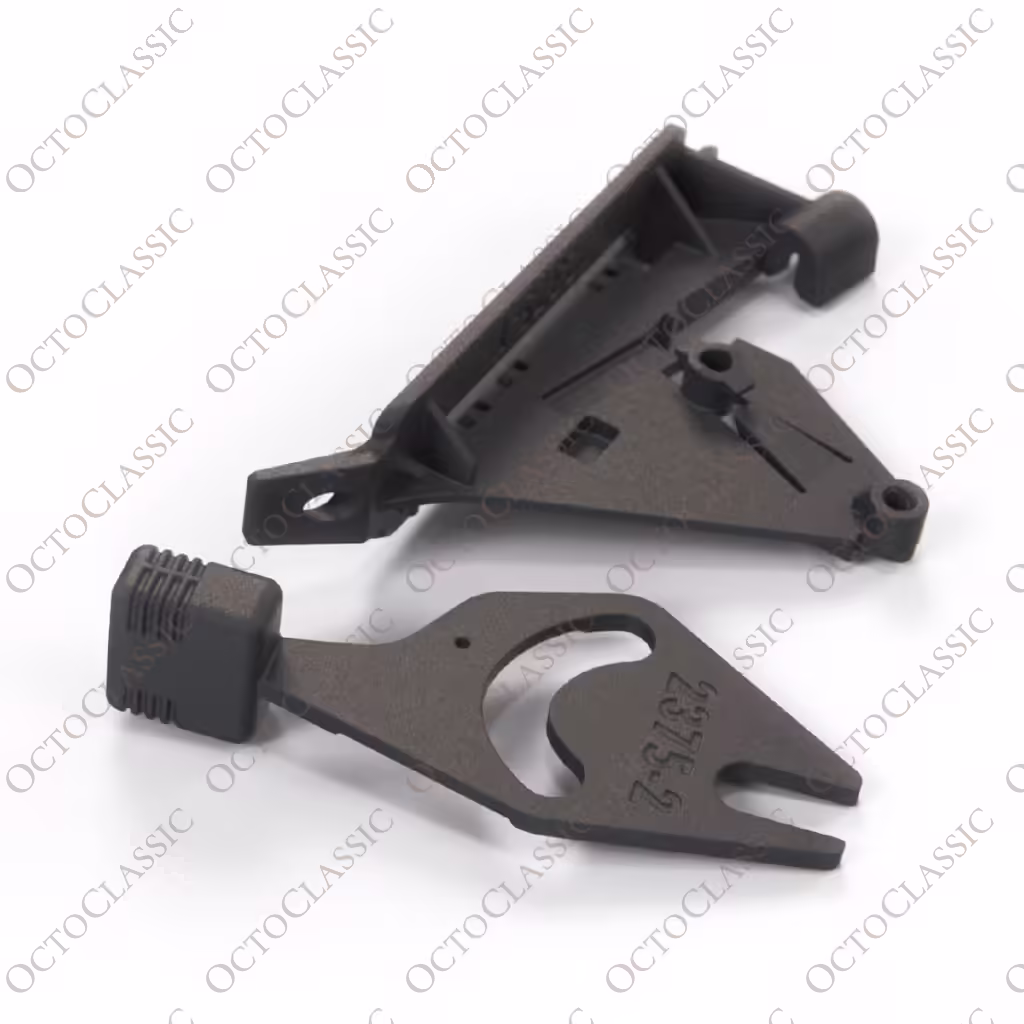 Renault 5 Choke Lever Handle / Bracket Set Black 7700766035 Renault 5 Choke Lever Handle / Bracket Set Black 7700766035