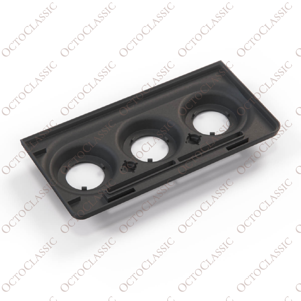 Mercedes W123 Heating And Ventilation Center Console Cover Bracket Black A1236803307