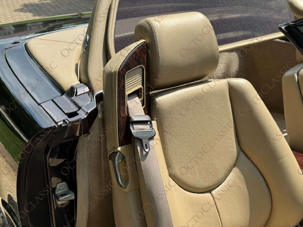 R129 SL Interior Custom Seat Belt Outlet Bracket Cover con LEGNO E PELLE sinistra o destra A1299100739 / A1299100839 R129 SL Interior Custom Seat Belt Outlet Bracket Cover con LEGNO E PELLE sinistra o destra A1299100739 / A1299100839
