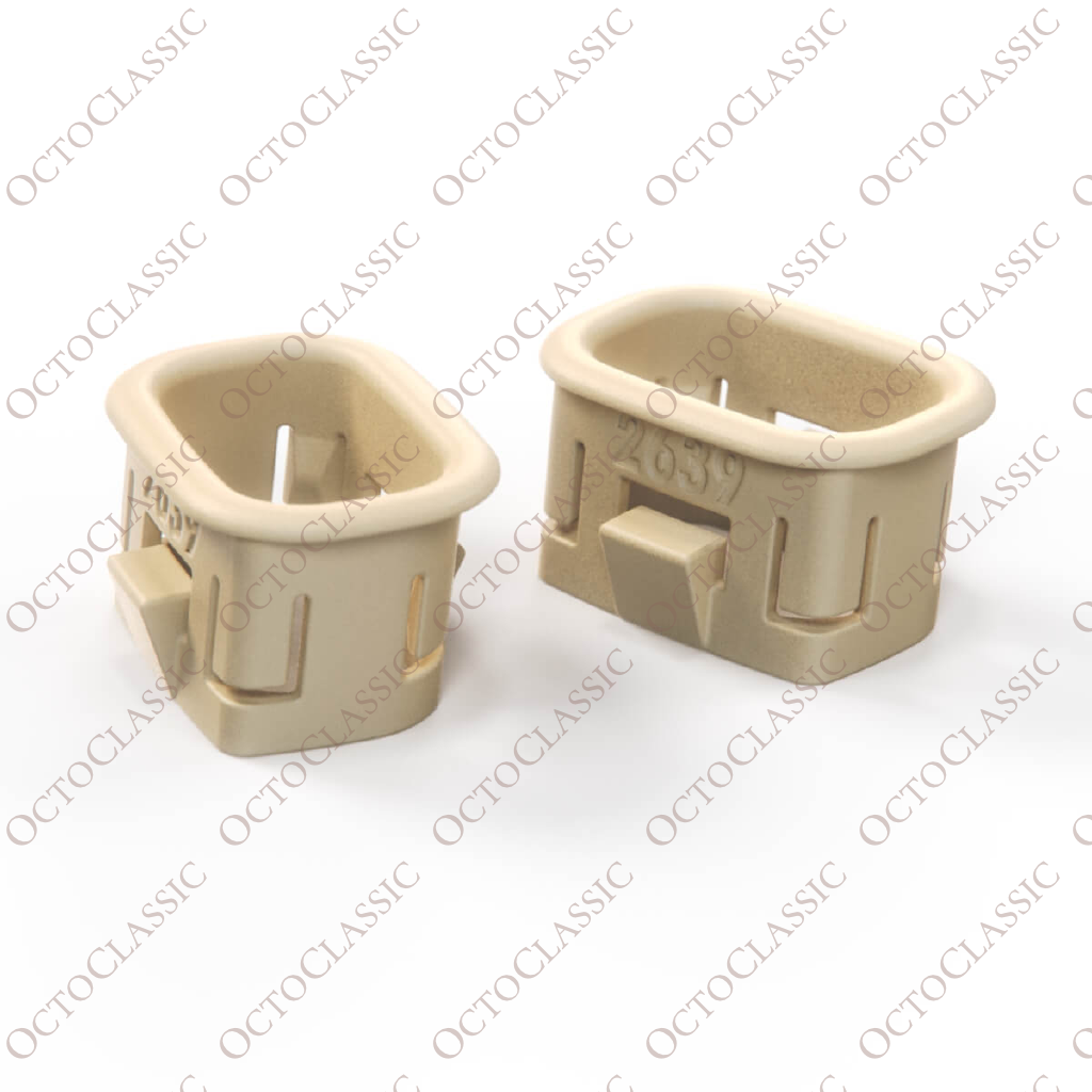 Mercedes R230 Trim Ring Around Knob Locked Door Set Of 2 A2307600041