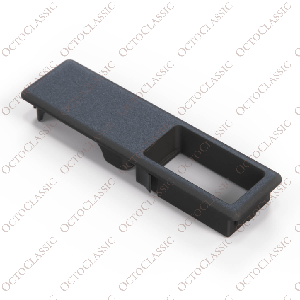 BMW E36 Compact Switch Trim Frame With Blank Switch Button Black 51168193879 / 51162492465