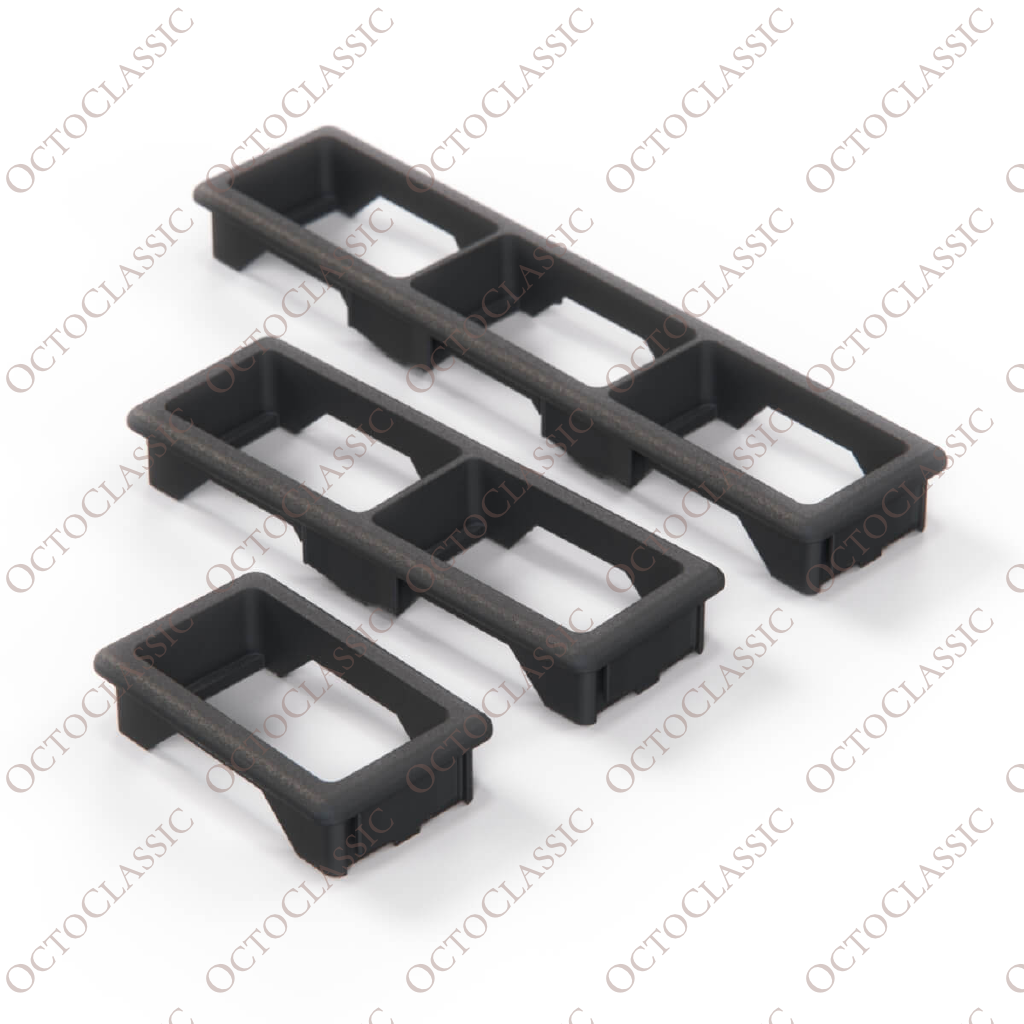 BMW E36 Switch Bezel Frame All Variants Set Black 61311387997 / 61311387998 / 61311387999
