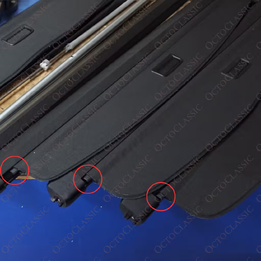 VW Passat B5 Supports de Tablette Colis Gauche et Droite Noir