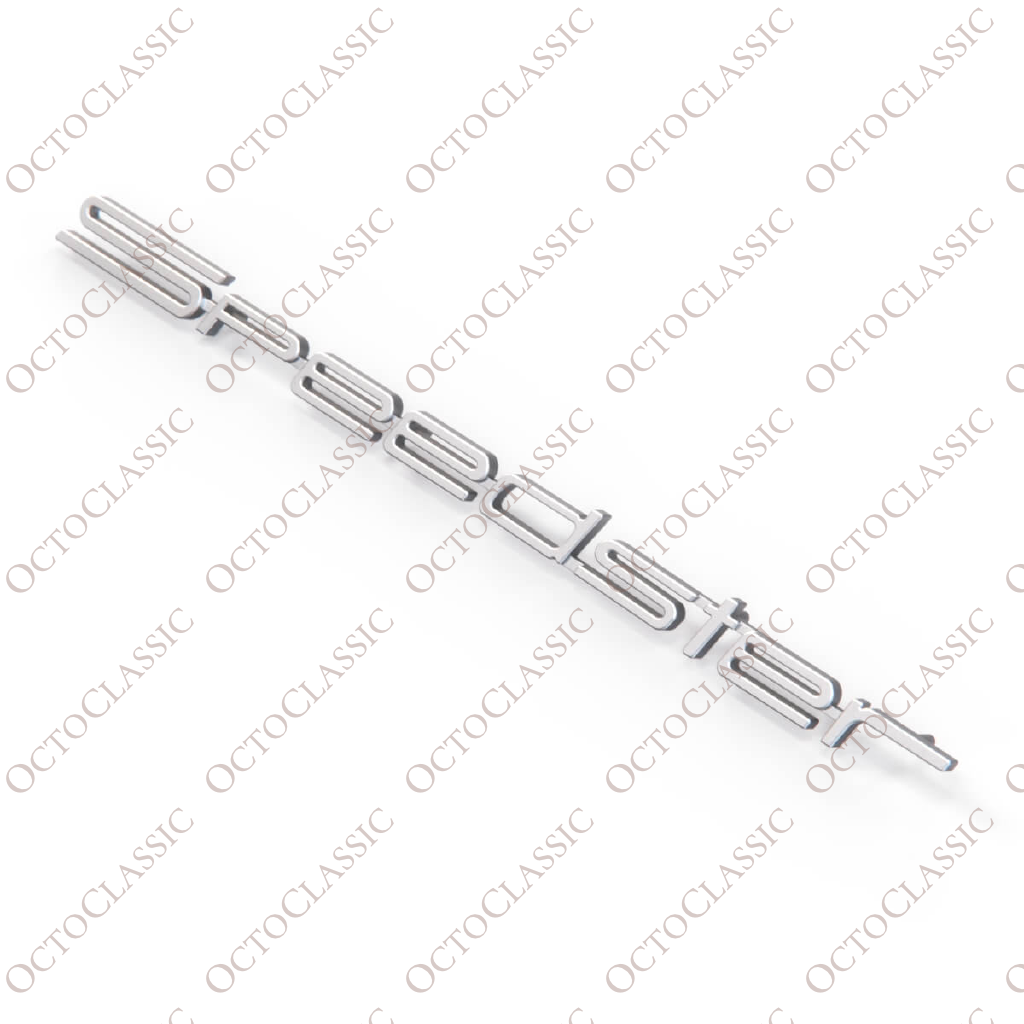 Porsche 356 Speedster Emblem Chrome Or Black