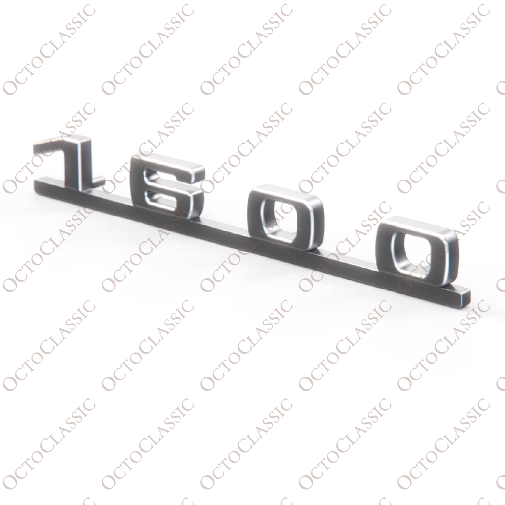 Porsche 356 Emblem 1600 Chrome or Black