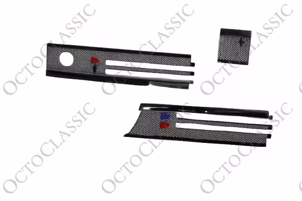 Mercedes W113 Pagode Dashboard Chrom Vent Trim Satz von 3 A1138301289 / A1138300889 / A1138300989
