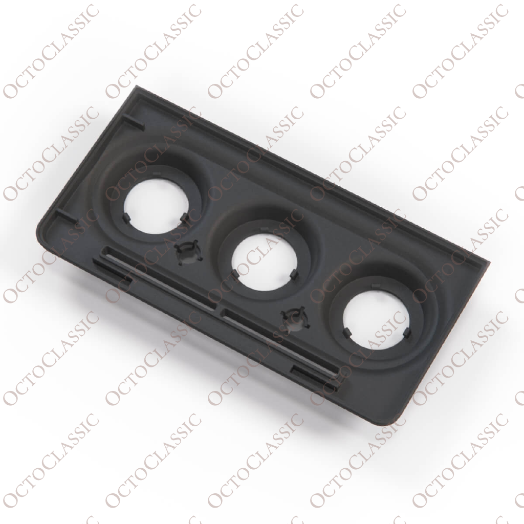 Mercedes W123 Heizung und Lüftung Mittelkonsole Abdeckung Halterung schwarz A1236803307