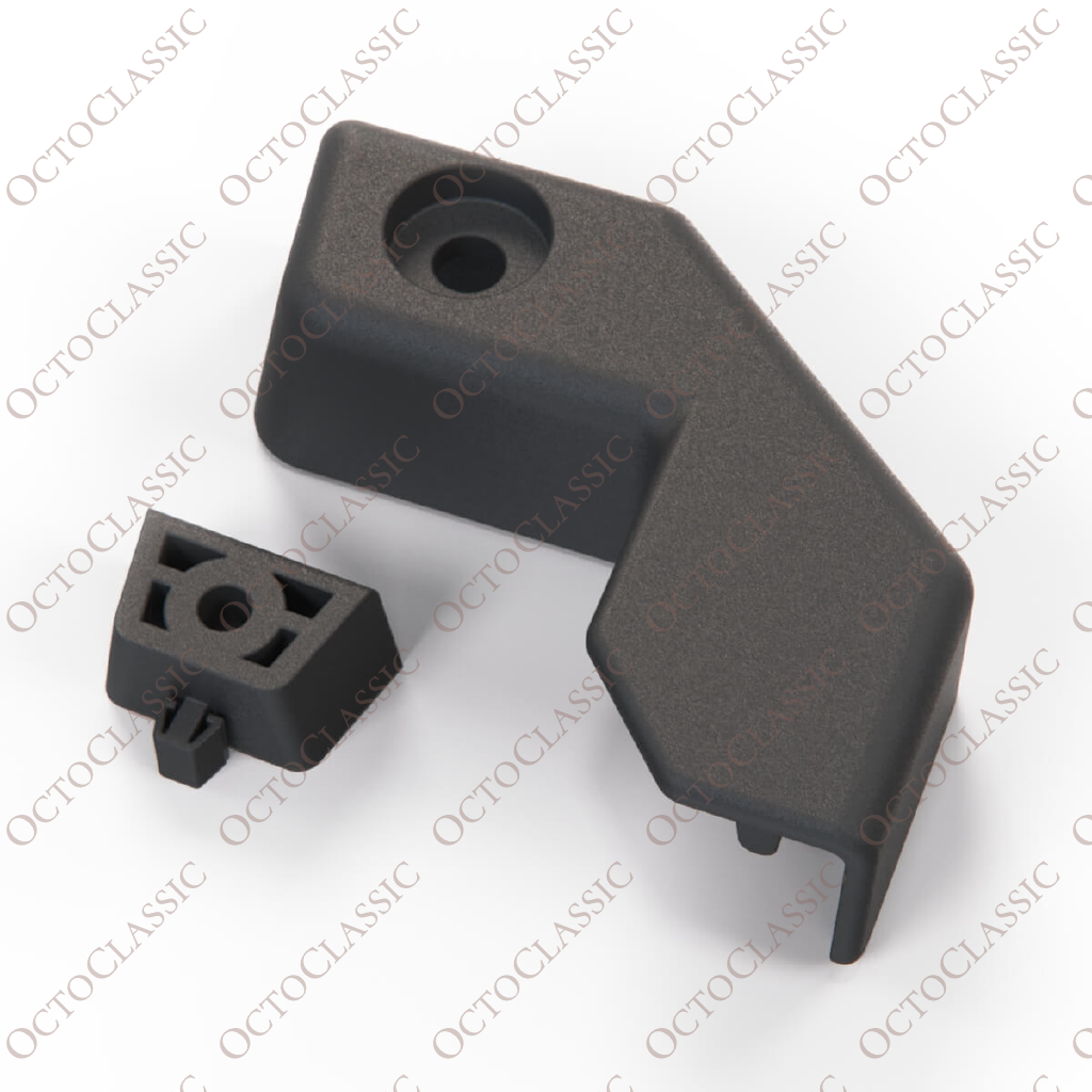 BMW E31 Radiator Brackets Black Left Or Right 17111723257 / 17111723258 With 17111723256