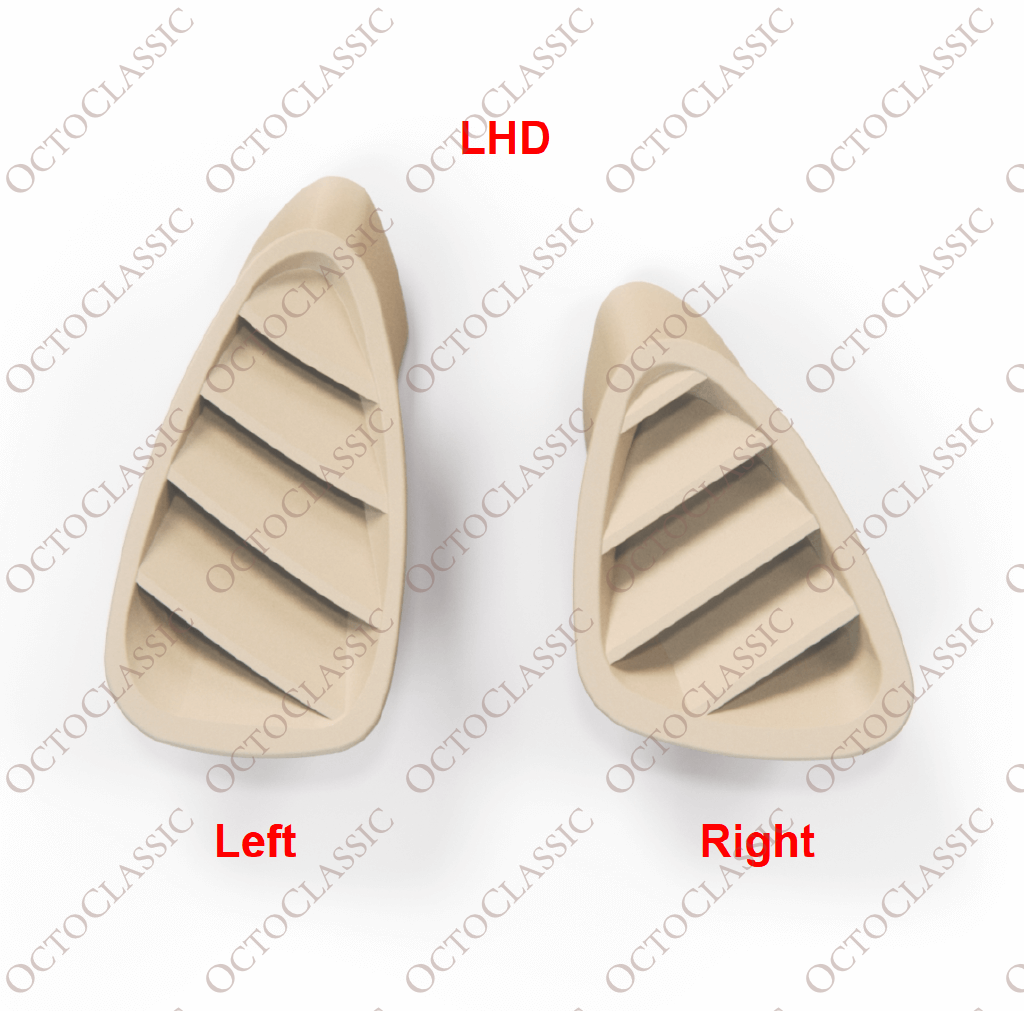 Jaguar S-Type Front Dash A/C Vent Grille Cover LHD Left Or Right XR818372, XR8318K555 / XR818373, XR83C491