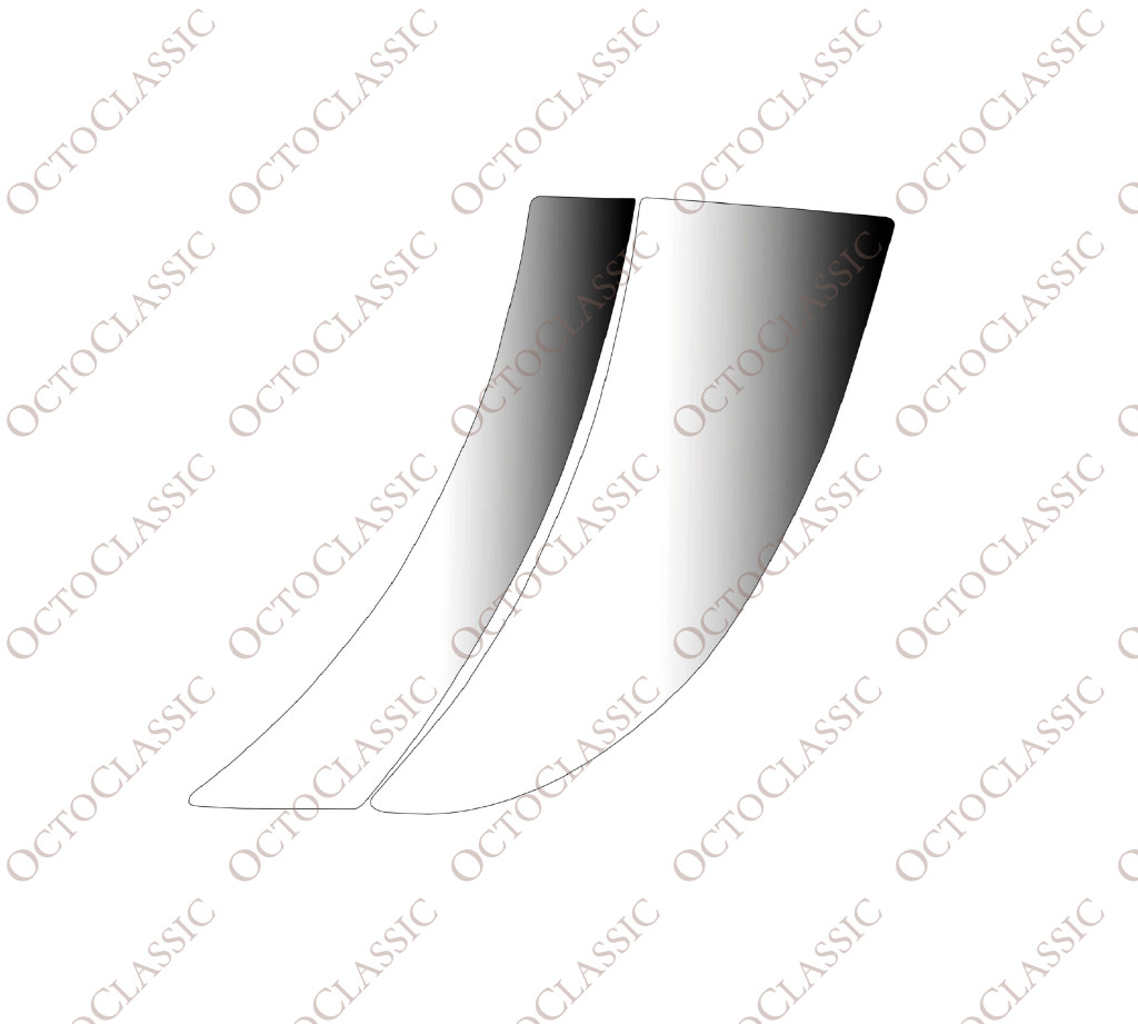 Mercedes CLS W219 Rear Fender And Door PPF Protective Film – Set Of 2 Left And Right