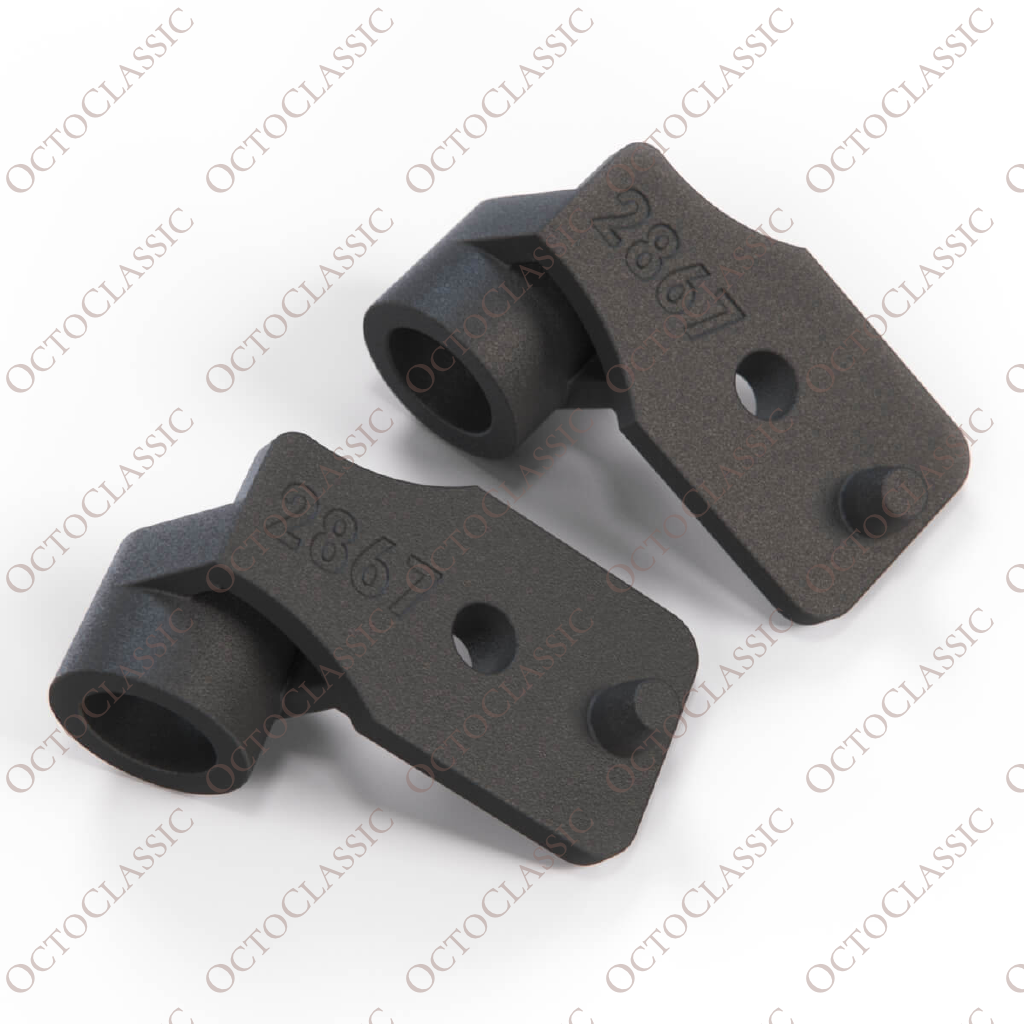 Mercedes W123 Accelerator Pedal Bearing Holder Set Of 2 Black A1233010118