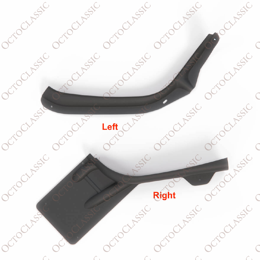 Mercedes W114 / W115 Trunk Floor Electric Harness Cover Trim Left Or Right Black A1158210330 / A1158210430