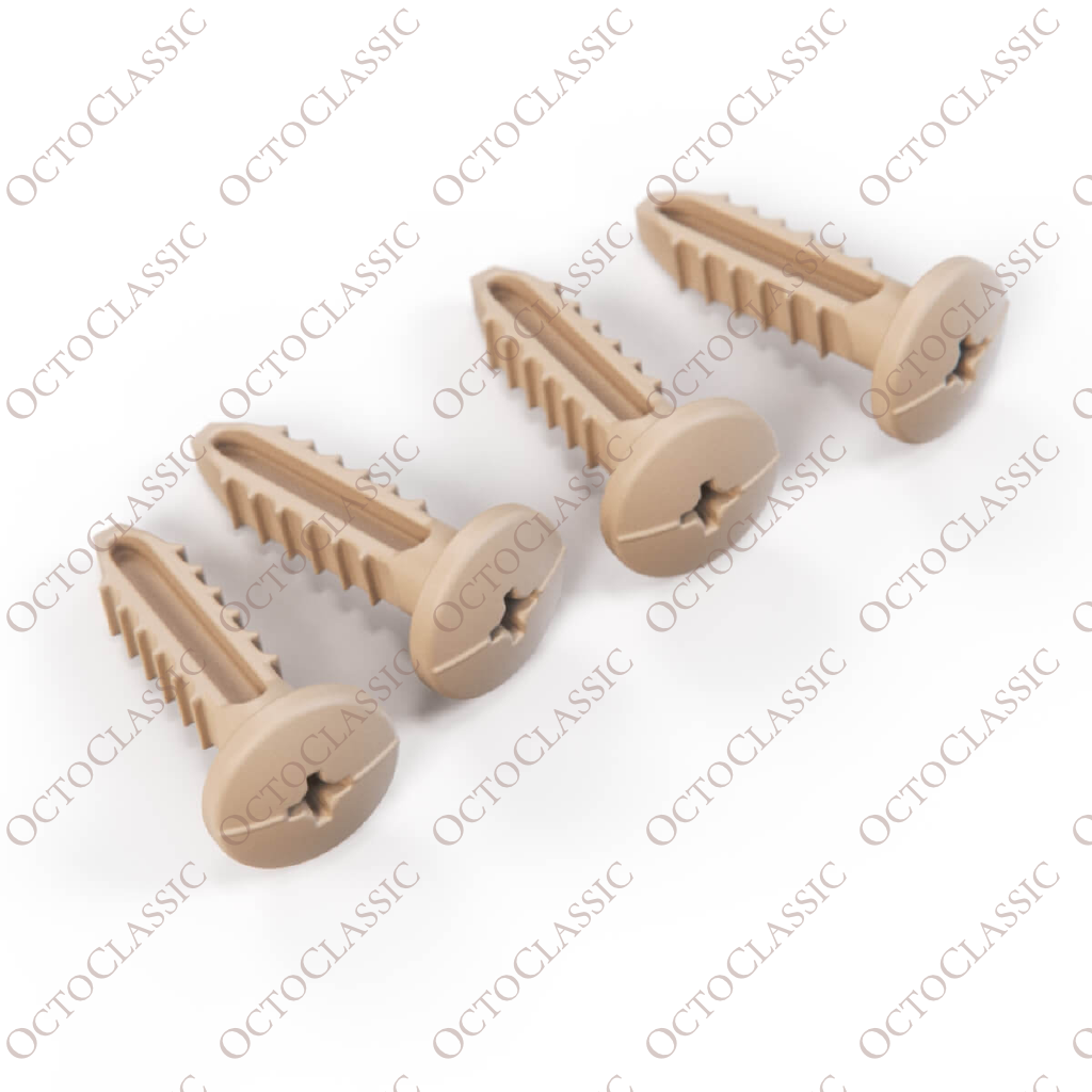 Mercedes W107 / W123 / W126 Lower Dashboard Plastic Screw All Colors A1269881678